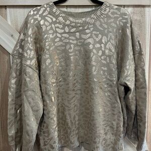 Women's Metallic Sweater